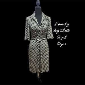 2 FOR 1 BLACK AND WHITE CAREER DRESSES VERY GENTLY WORN